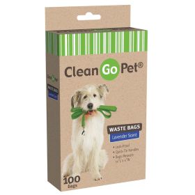 Clean Go Pet Lavender Scent Doggy Waste Bags 100Ct