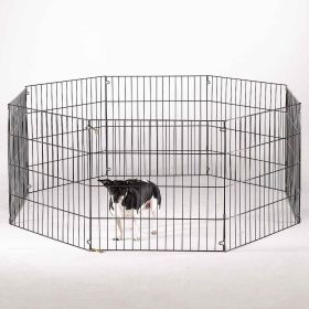 ProSelect Everlast Dog XPen w/Door 24In Black