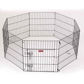 ProSelect Everlast Dog XPen w/Door 36In Black