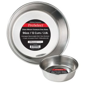 ProSelect Dura Weight Stainless Steel Dish 2Qt