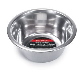 ProSelect Heavy Stainless Steel Dish Mirror Finish 32oz