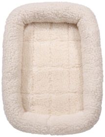 Slumber Pet Sherpa Crate Bed M