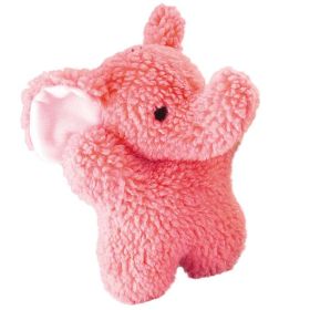 Zanies Cuddly Berber Baby Elephant 8In Pink