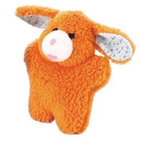 Zanies Cuddly Berber Baby Bunny 8In Orange