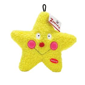 Zanies Smiling Toy Star 7.5In Yellow