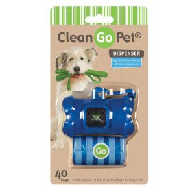 Clean Go Pet Bone Waste Bag Holder Blue