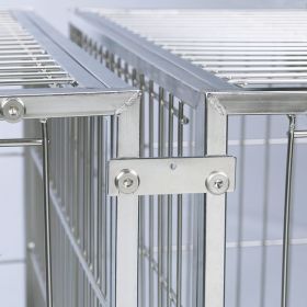 ProSelect Modular Cage Connectors Stainless Steel 4Pk