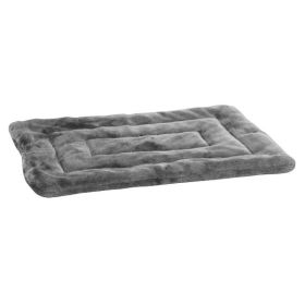 Slumber Pet Plush Mat L 32x20In Gray