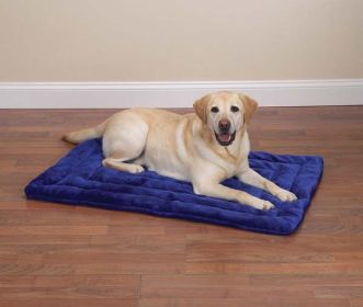 Slumber Pet Plush Mat XL 35x22In Gray