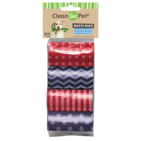 Clean Go Pet Stars & Stripes Waste Bags  8-Pack