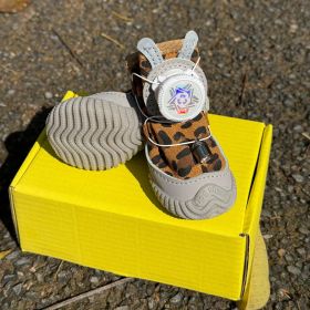 2026 New Glowing Dog Shoes 4PCS LED Light-Up Anti-Slip Paw Protector For Small Medium Dogs Night Safety Visibility Outdoor Shoes (Option: Leopard-XL  1.89W  2.36L)