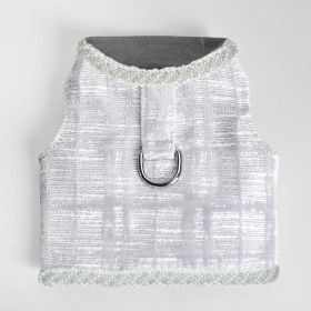Genevieve Dog Harness (Color: Silver, size: MD)