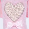 Pearl Heart Dog Sweater