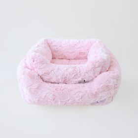 Bella Dog Bed (Color: Baby Pink, size: SM)