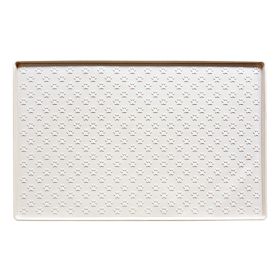 Silicone Dog Mat, Waterproof And Easy To Clean (Option: Cream color-Small)