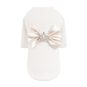 Royal Princess Dog Sweater (Color: Ivory, size: MD)