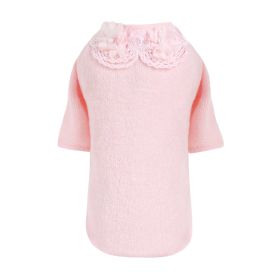 Sweet Magnolia Dog Sweater (Color: Pink, size: SM)