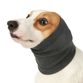 Pet Dog Comforter Headband Scarf (Option: Gray-S)