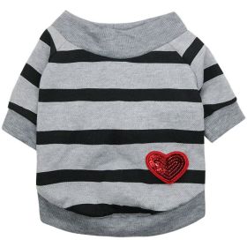 Puppy Clothes Teddy Milk Thin Small Dog Puppy (Option: Gray-S)