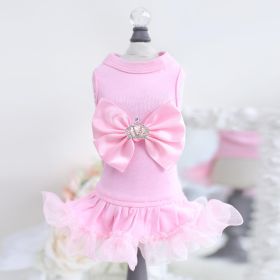Royal Princess Dog Dress (Color: Pink, size: LG)