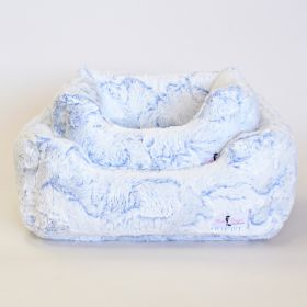 Whisper Dog Bed (Color: Baby Blue, size: SM)